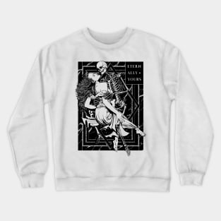 ETERNALLY YOURS - BLACK PRINT Crewneck Sweatshirt